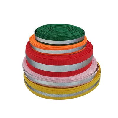 Αντανακλαστικό Webbing 20mm 25mm 50mm πολυπροπυλενίου για το ράψιμο των ενδυμάτων σακιδίων πλάτης