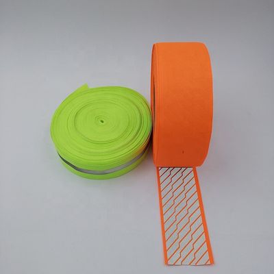 Webbing πολυεστέρα σχεδίων αντανακλαστικοί ρόλοι