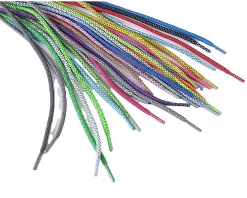 Όπως δαντέλλες Shoestrings παπουτσιών  τις αντανακλαστικές τρέχοντας αθλητισμός πάνινων παπουτσιών 1Pair 100 120 140 160cm γύρω από το σχοινί
