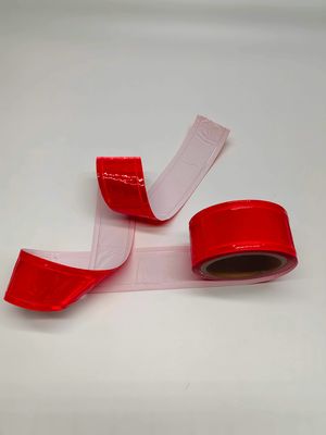 PVC συνήθειας υψηλός σίδηρος ταινιών διαφάνειας αντανακλαστικός επάνω για τον Τύπο θερμότητας κρυστάλλου σημαδιών κυκλοφορίας